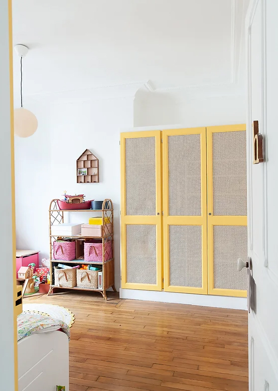 chambre enfant jaune